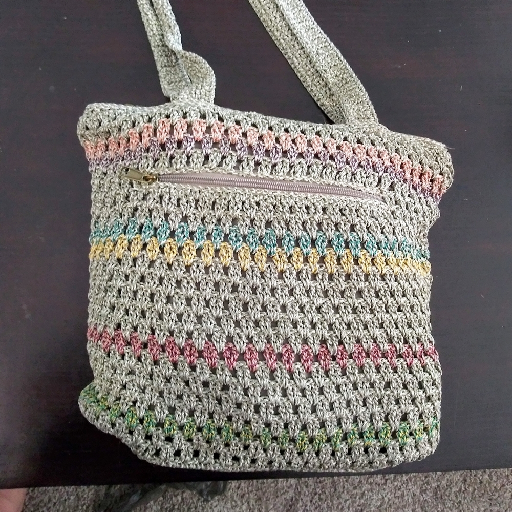 The Sak Ladies shoulder crocheted purse